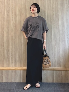 「Doux archives（ドゥアルシーヴ）のアイテム」を使った、douxarchivesさん（レディース・157cm）の夏コーディネート