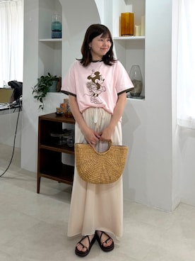 「Doux archives（ドゥアルシーヴ）のアイテム」を使った、douxarchivesさん（レディース・154cm）の夏コーディネート