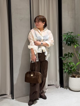 「羽織り」｜douxarchivesさん（レディース・160cm）の秋コーディネート