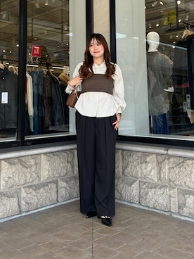 momoさん（レディース・159cm）の春コーディネート