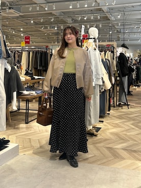 momoさん(レディース・159cm)の冬コーディネート