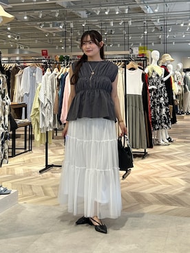 momoさん（レディース・159cm）の夏コーディネート