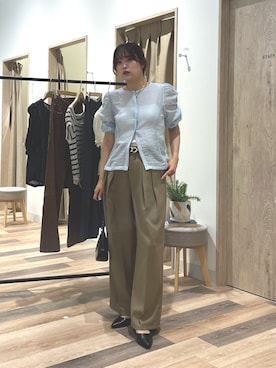 「Thevon（ゼボン）のアイテム」を使った、momoさん（レディース・159cm）の夏コーディネート