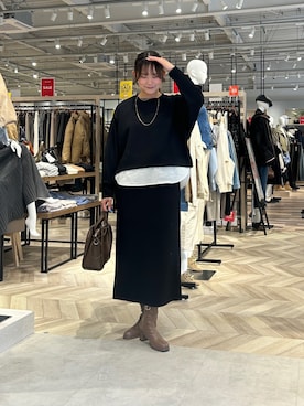 momoさん(レディース・159cm)の冬コーディネート