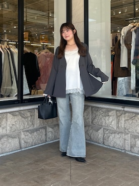 momoさん(レディース・159cm)の春コーディネート