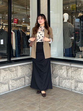 momoさん（レディース・159cm）の春コーディネート