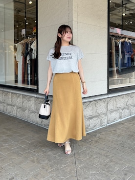 「Chez toi（シェトワ）のアイテム」を使った、momoさん（レディース・159cm）の夏コーディネート