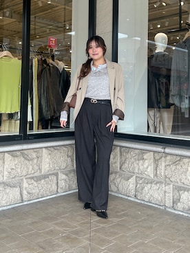 momoさん（レディース・159cm）の春コーディネート