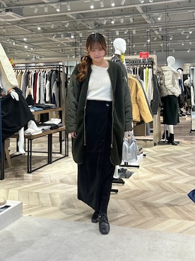 momoさん（骨格ナチュラル・レディース・159cm）の冬コーディネート