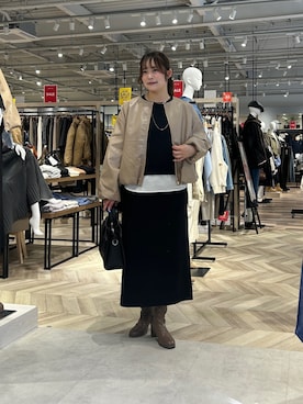 momoさん(レディース・159cm)の冬コーディネート