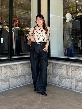 momoさん（レディース・159cm）の春コーディネート