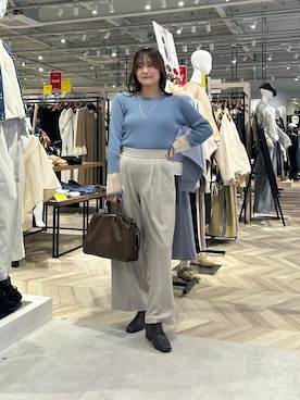 momoさん(レディース・159cm)の冬コーディネート