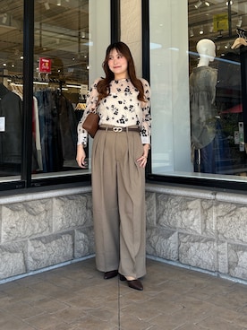 momoさん（レディース・159cm）の春コーディネート