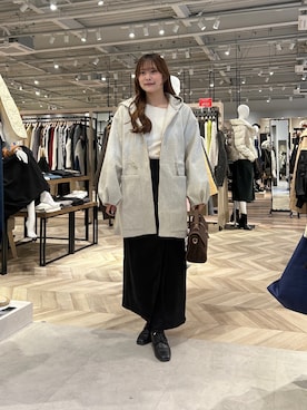 momoさん（骨格ナチュラル・レディース・159cm）の冬コーディネート