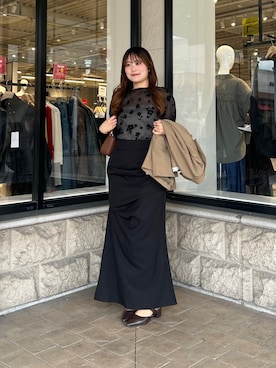 momoさん（レディース・159cm）の春コーディネート