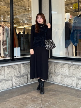 「Chez toi（シェトワ）のアイテム」を使った、momoさん（レディース・159cm）の秋コーディネート