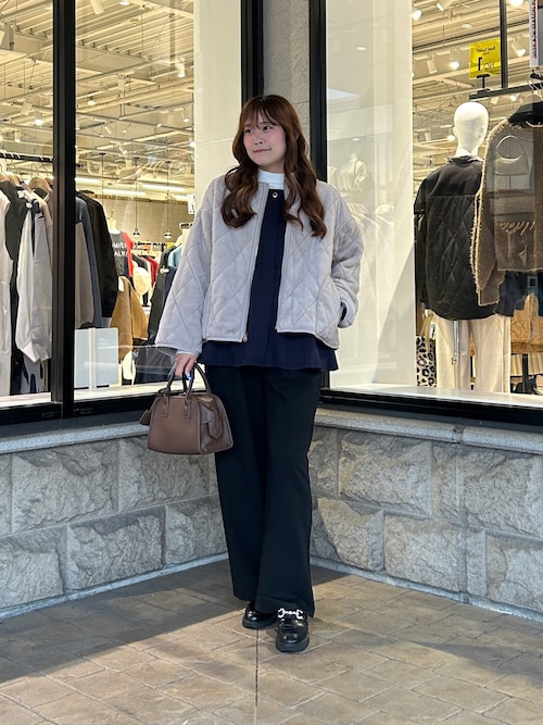 ファー×キルティングリバーシブルジャケット