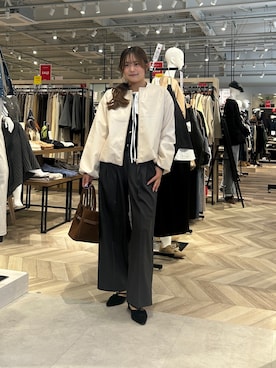 momoさん（レディース・159cm）の冬コーディネート