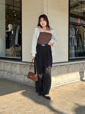 momoさん（レディース・159cm）の春コーディネート