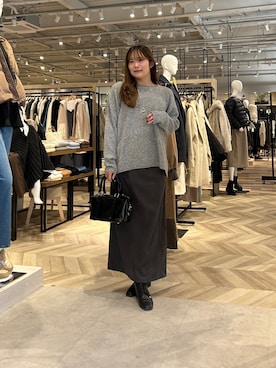 momoさん(レディース・159cm)の冬コーディネート