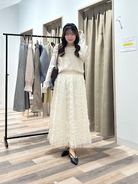 「Thevon（ゼボン）のアイテム（バッグ）」を使った、momoさん（レディース・159cm）の春コーディネート