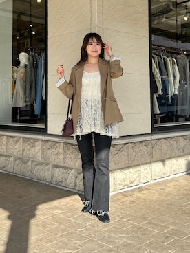 momoさん(レディース・159cm)の春コーディネート