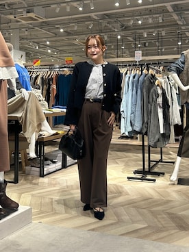 momoさん（レディース・159cm）の秋コーディネート