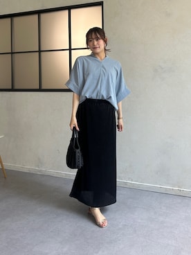「Chez toi（シェトワ）のアイテム」を使った、momoさん（レディース・159cm）の夏コーディネート