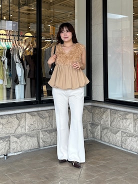 momoさん（レディース・159cm）の秋コーディネート