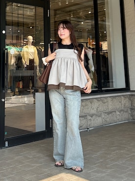 momoさん（レディース・159cm）の夏コーディネート