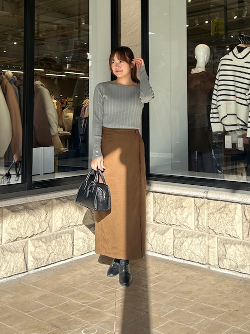 アシメスクエアニット