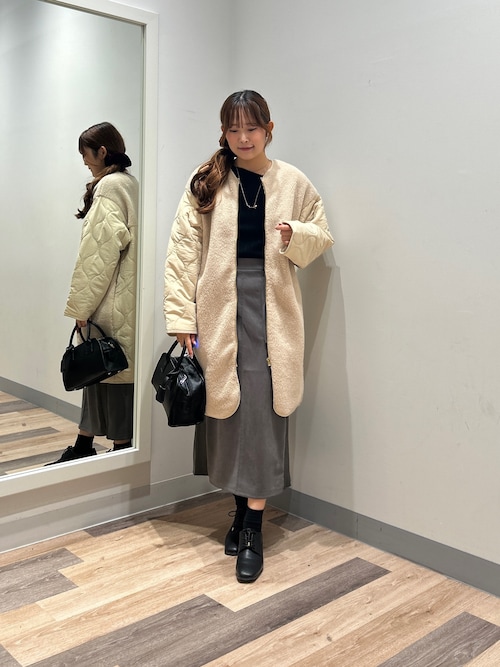 アシメスクエアニット