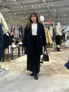 momoさん（骨格ナチュラル・レディース・159cm）の冬コーディネート