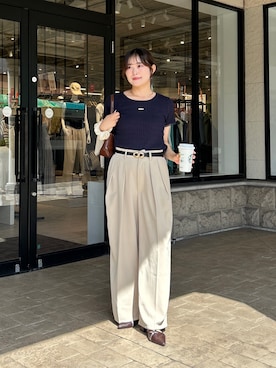 momoさん(レディース・159cm)の秋コーディネート