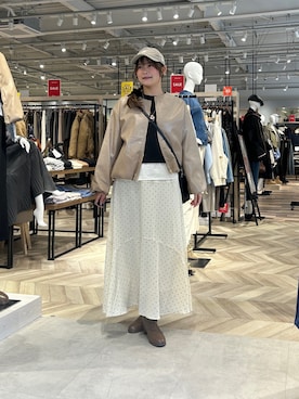 momoさん(レディース・159cm)の冬コーディネート