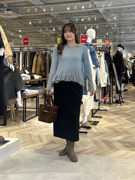 momoさん(レディース・159cm)の冬コーディネート