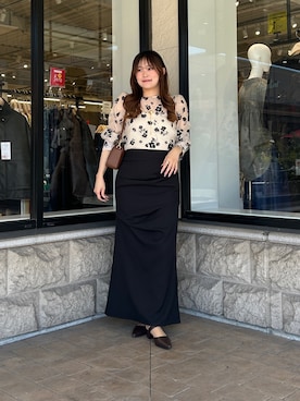 momoさん（レディース・159cm）の春コーディネート