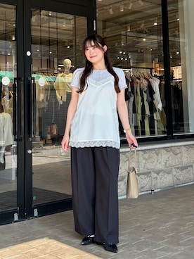 「Thevon（ゼボン）のアイテム」を使った、momoさん（レディース・159cm）の夏コーディネート