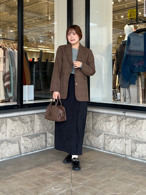 アシメスクエアニット