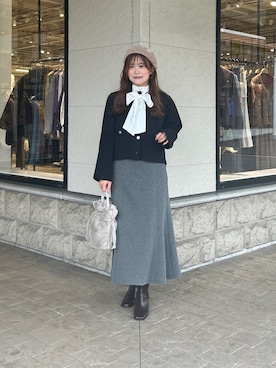 momoさん（レディース・159cm）の秋コーディネート