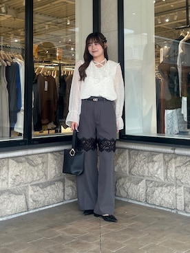 momoさん（レディース・159cm）の春コーディネート