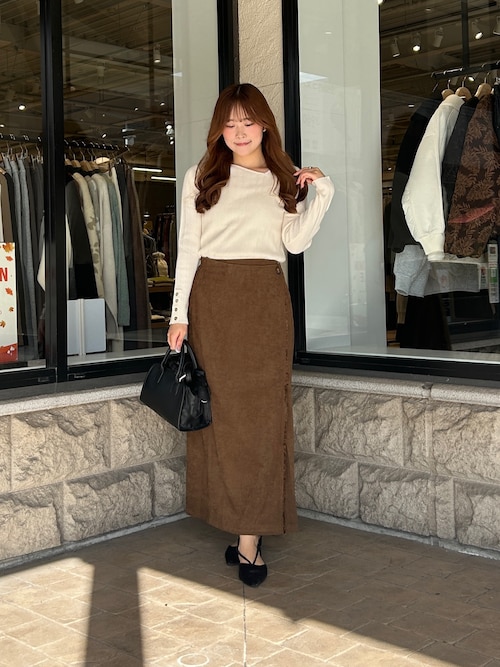 アシメスクエアニット