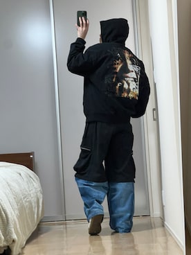 「doublet（ダブレット）のアイテム（トップス）」を使った、manju238さん（メンズ・172cm）の冬コーディネート