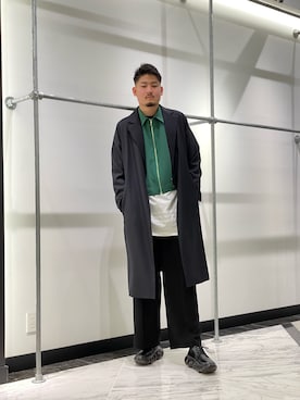 Lui's（ルイス）の「ウールカルゼタイロッケンコート（トレンチ
