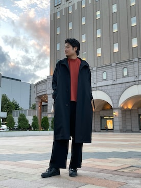 Lui's（ルイス）の「ウール混モダンBIGコート（チェスターコート