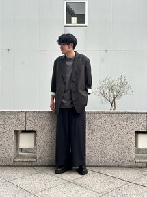 Lui's ベネシャンピークドラペルショートジャケット　M Lui's（ルイス）の「【2×2セットアップシリーズ】ベネシャン