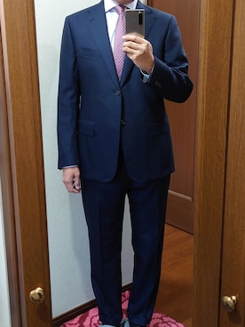「コルネリアーニ」｜corneliani manさん（メンズ・178cm）の冬コーディネート