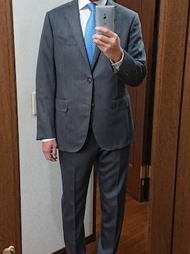 「コルネリアーニ」｜corneliani manさん（メンズ・178cm）の冬コーディネート