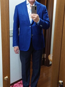 「コルネリアーニ」｜corneliani manさん（メンズ・178cm）の秋コーディネート