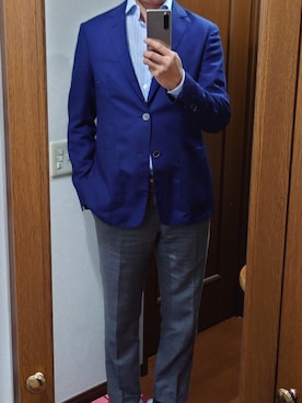 「コルネリアーニ」｜corneliani manさん（メンズ・178cm）の秋コーディネート